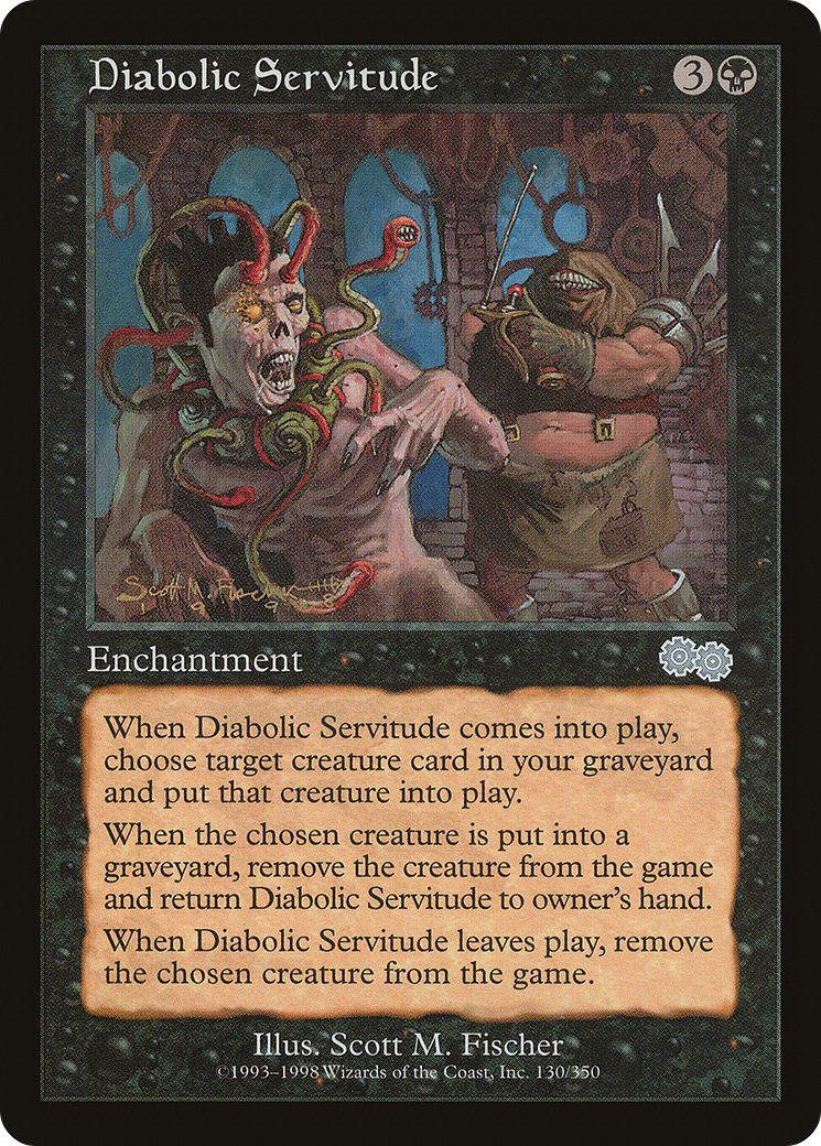 Diabolic Servitude (USG-130) - [Urza's Saga]