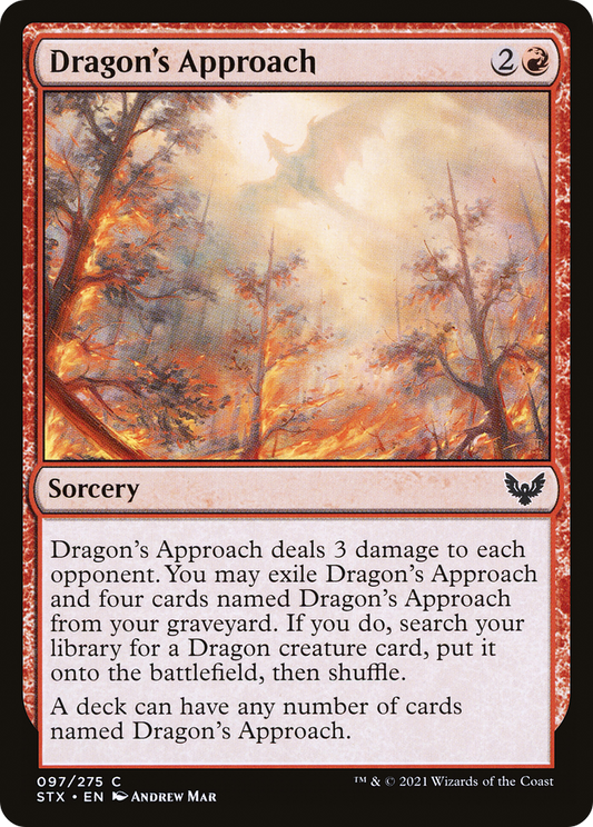 Dragon's Approach (STX-097) - [Strixhaven: School of Mages]