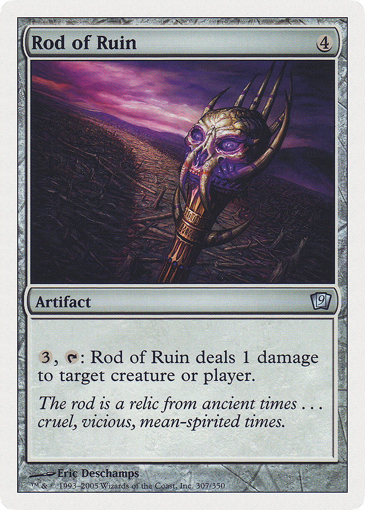Rod of Ruin (9ED-307) - [Ninth Edition]