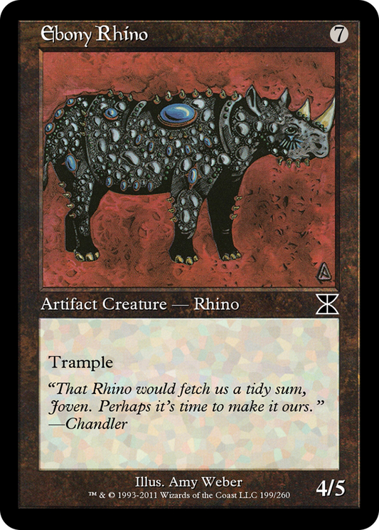Ebony Rhino (ME4-199) - [Masters Edition IV]