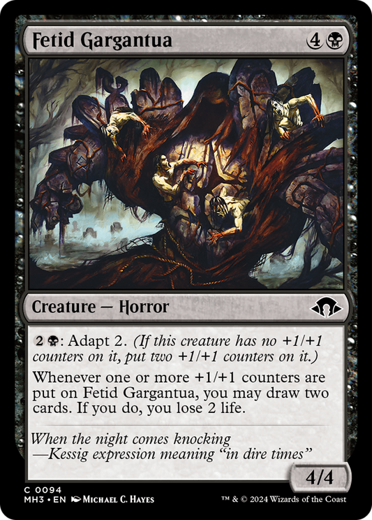 Fetid Gargantua (MH3-094) - [Modern Horizons 3] Foil