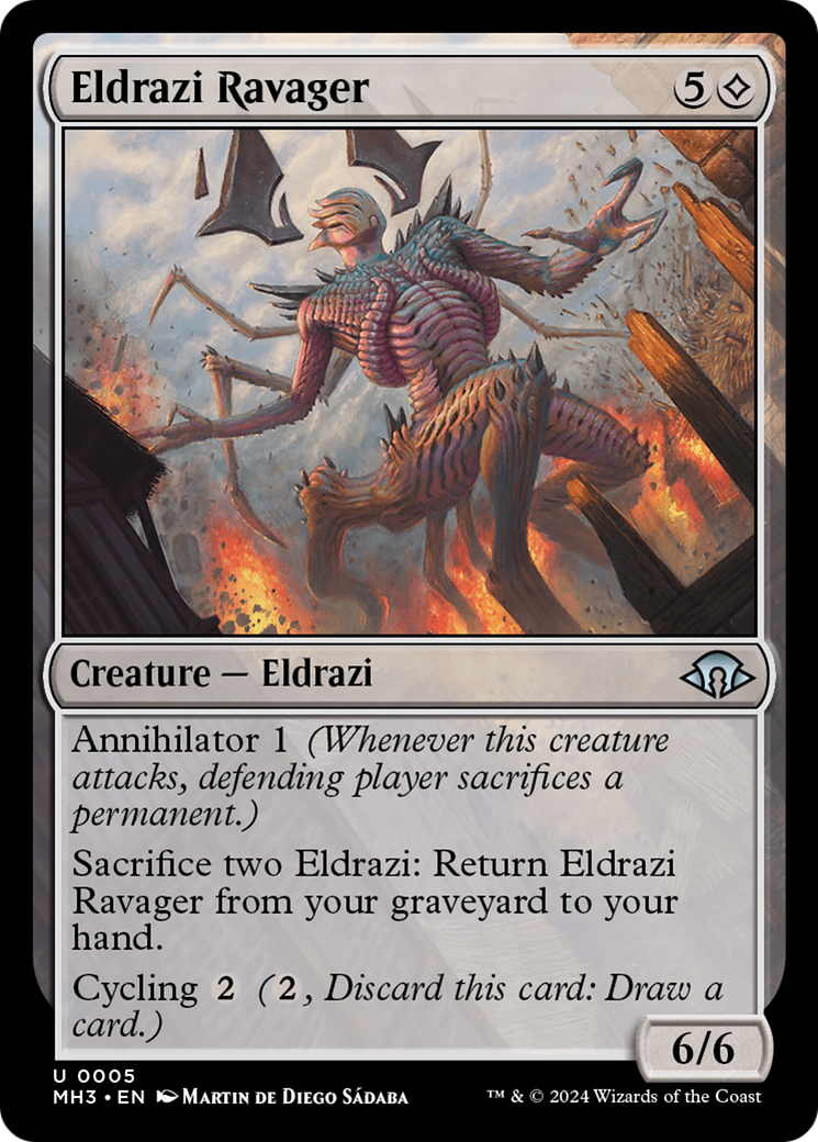 Eldrazi Ravager (MH3-005) - [Modern Horizons 3]