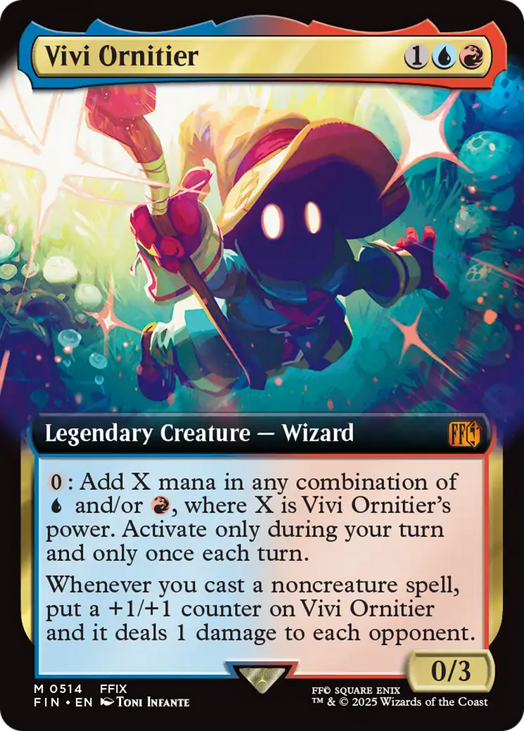 Vivi Ornitier (FIN-514) - [FINAL FANTASY]: (Extended Art) Foil