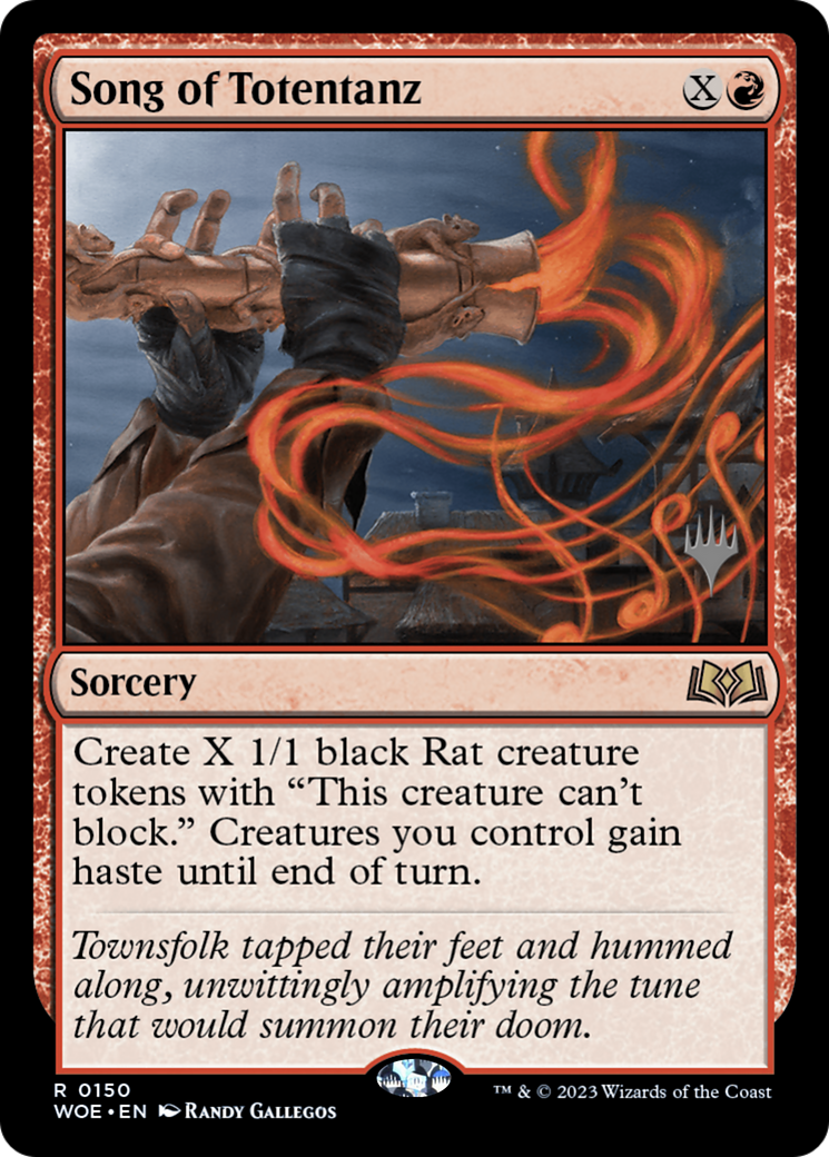 Song of Totentanz (PPWOE-150) - [Wilds of Eldraine Promos]