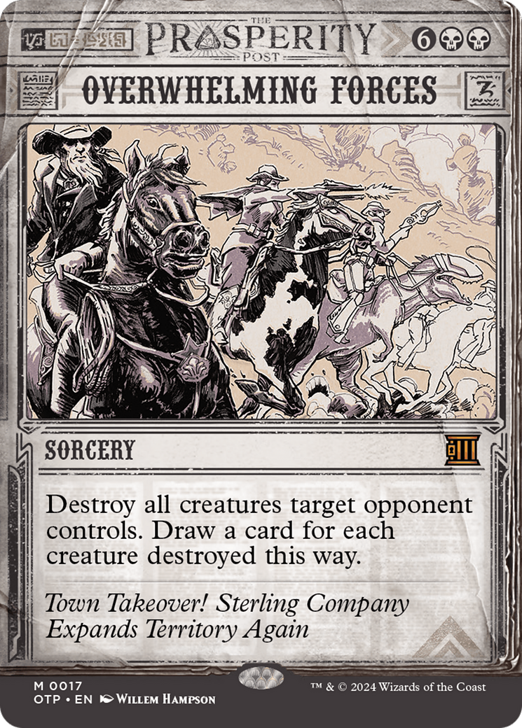 Overwhelming Forces (OTP-017) - [Breaking News]: (Showcase) (Borderless)