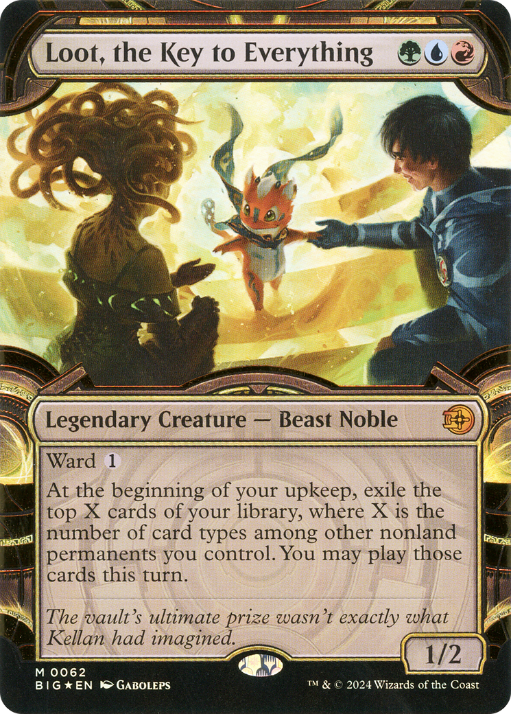 Loot, the Key to Everything (BIG-062) - [The Big Score]: (Showcase) Foil