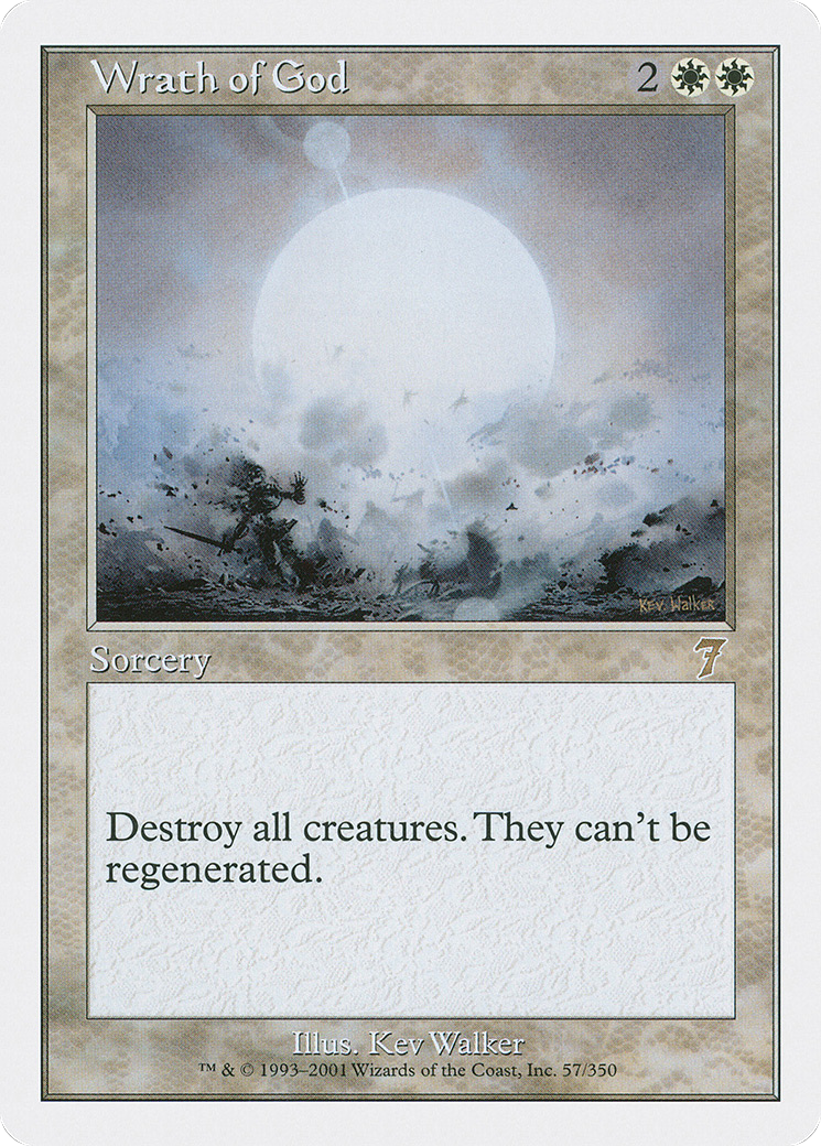 Wrath of God (7ED-057) - [Seventh Edition]