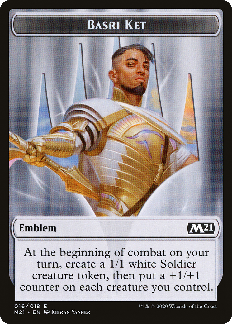 Basri Ket Emblem (TM21-016) - [Core Set 2021 Tokens] Foil