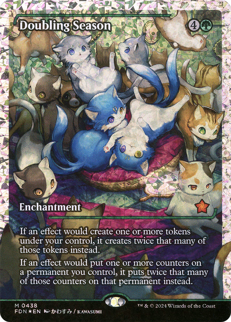 Doubling Season (FDN-438) - [Foundations]: (Showcase) Foil