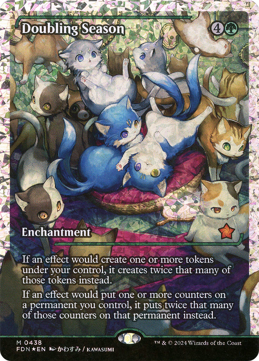 Doubling Season (FDN-438) - [Foundations]: (Showcase) Foil
