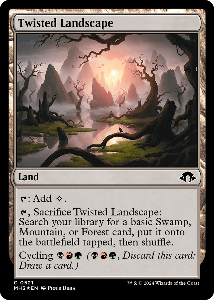 Paysage tordu (MH3-521) - [Modern Horizons 3] Foil 