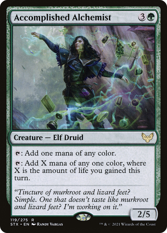 Accomplished Alchemist (STX-119) - [Strixhaven: School of Mages] Foil