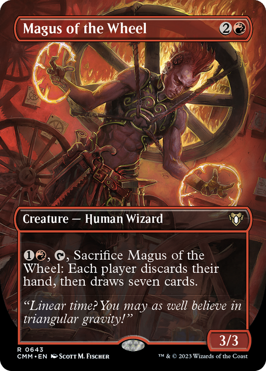 Magus of the Wheel (CMM-643) - [Commander Masters] (Borderless) Foil