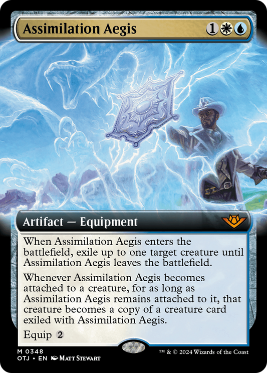 Assimilation Aegis (OTJ-348) - [Outlaws of Thunder Junction]: (Extended Art)
