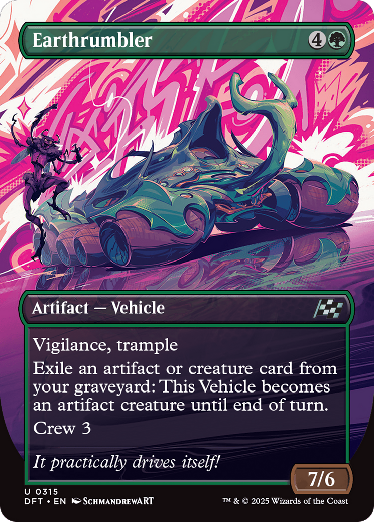 Earthrumbler (DFT-315) - [Aetherdrift] (Borderless) Foil