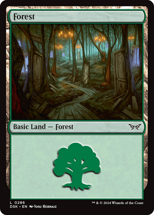Forest (DSK-286) - [Duskmourn: House of Horror] Foil