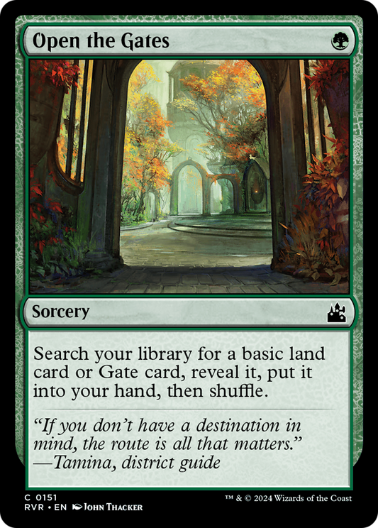 Open the Gates (RVR-151) - [Ravnica Remastered]