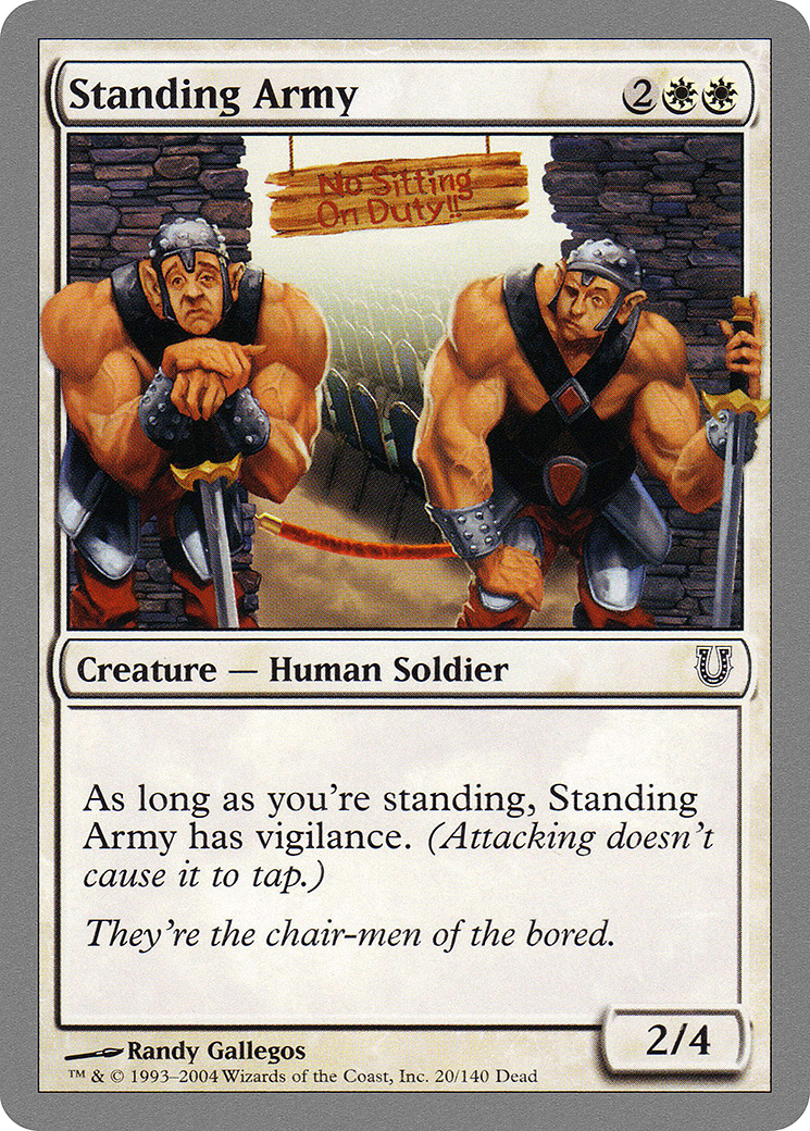 Standing Army (UNH-020) - [Unhinged]