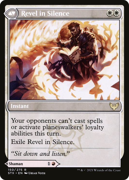 Flamescroll Celebrant // Revel in Silence (STX-150) - [Strixhaven: School of Mages]