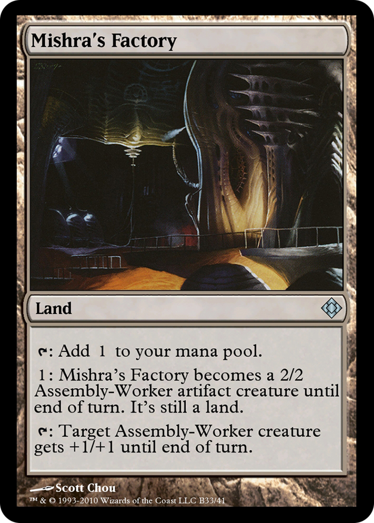 Mishra's Factory (TD0-B33) - [Magic Online Theme Decks]