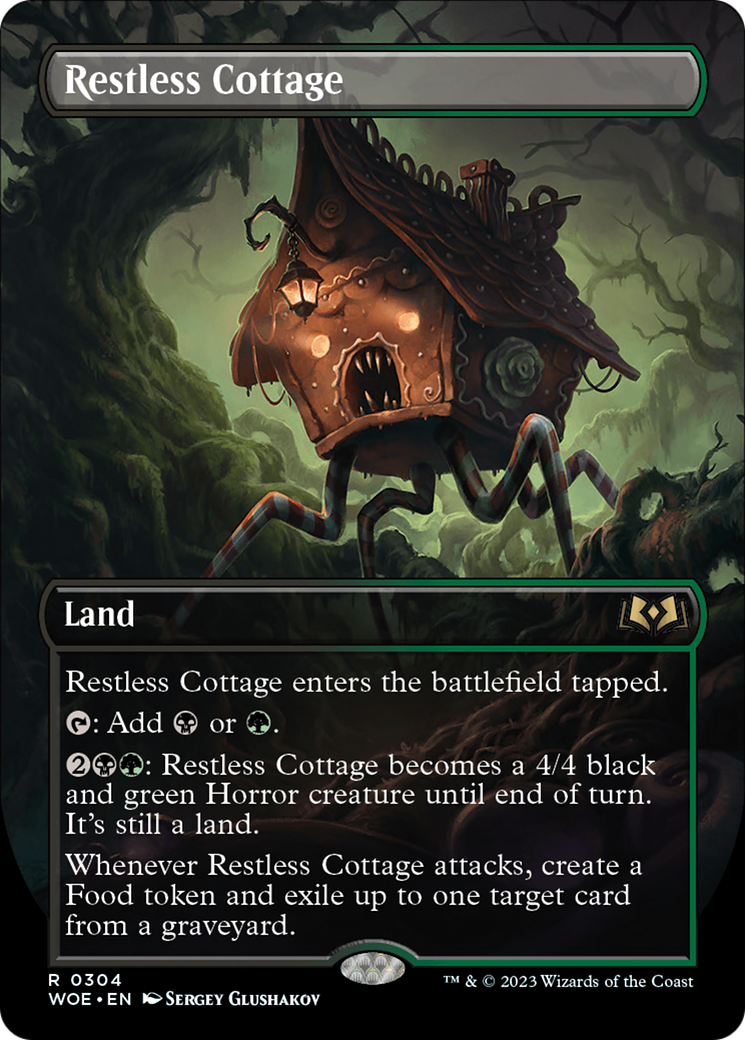 Restless Cottage (Borderless) (WOE-304) - [Wilds of Eldraine] (Borderless)