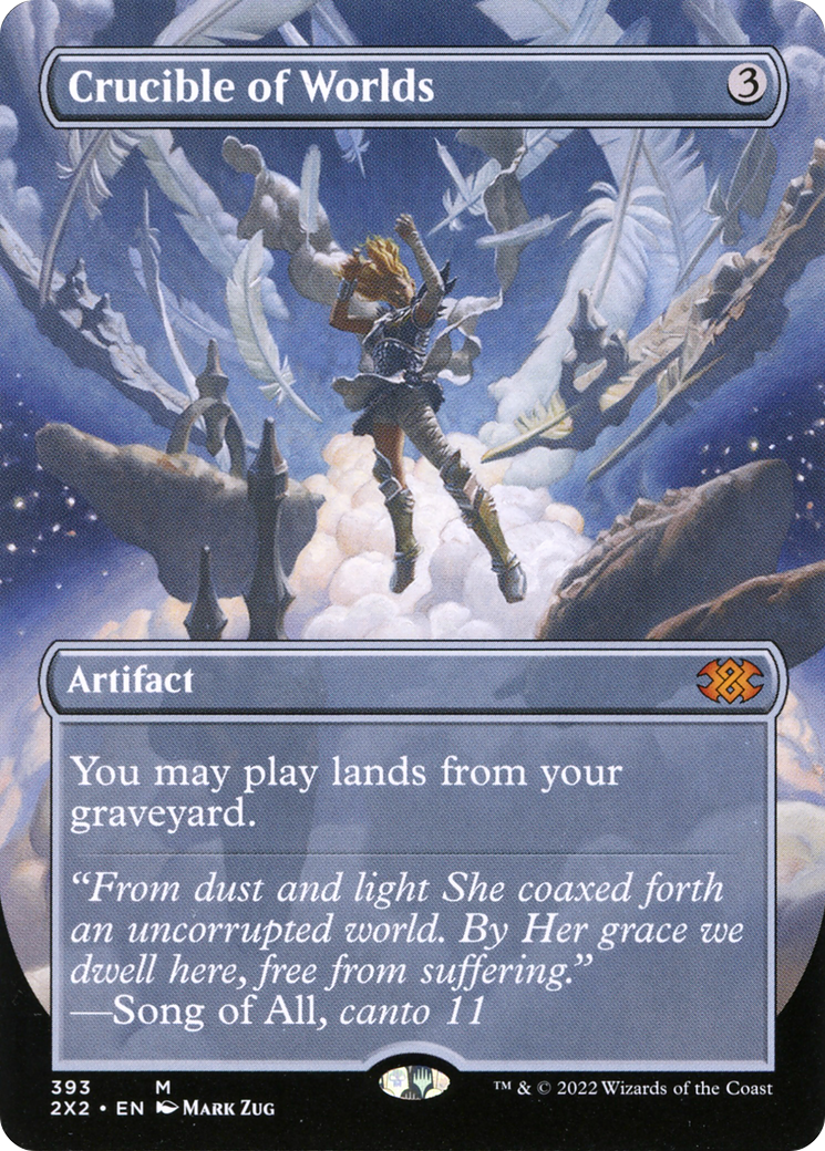 Crucible of Worlds (2X2-393) - [Double Masters 2022] (Borderless)