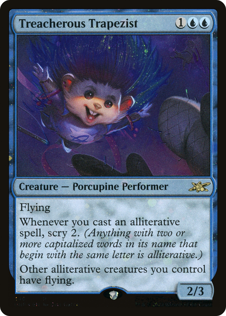 Treacherous Trapezist (UNF-346) - [Unfinity] Foil