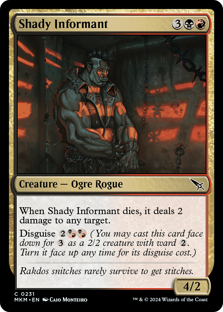 Shady Informant (MKM-231) - [Murders at Karlov Manor] Foil