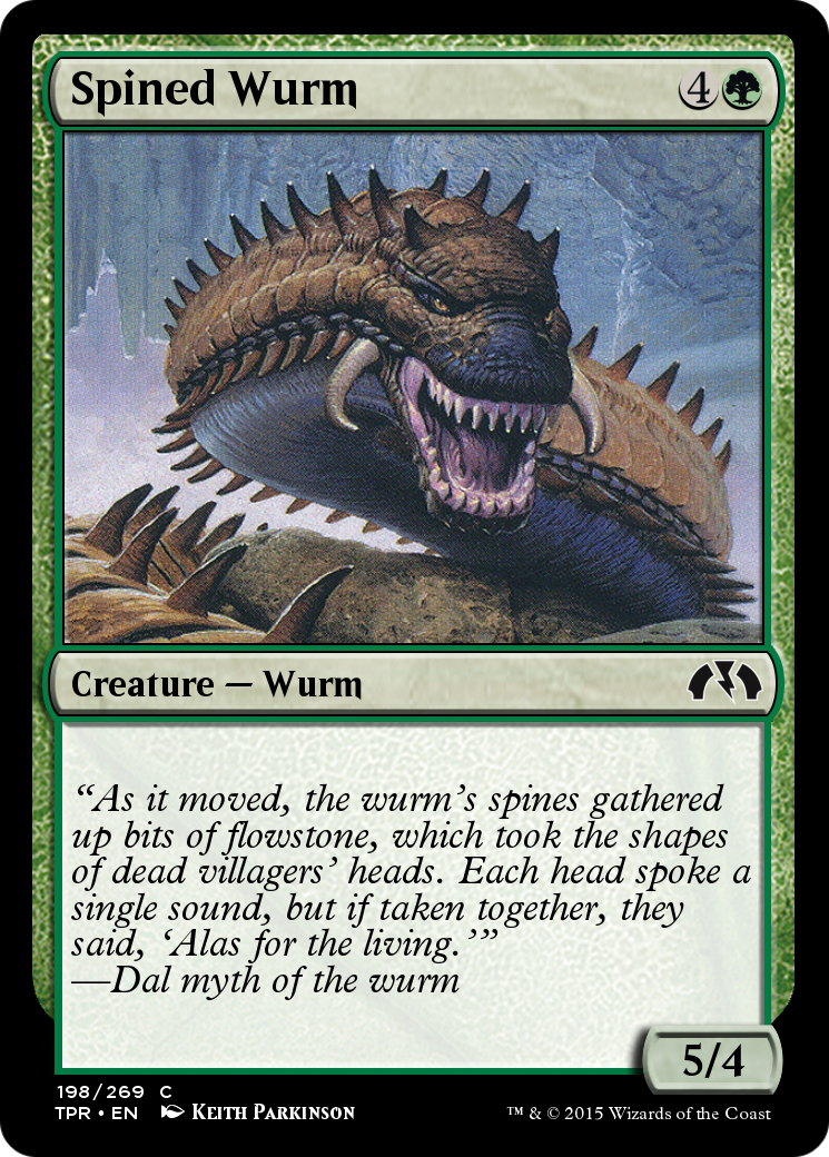 Spined Wurm (TPR-198) - [Tempest Remastered] Foil
