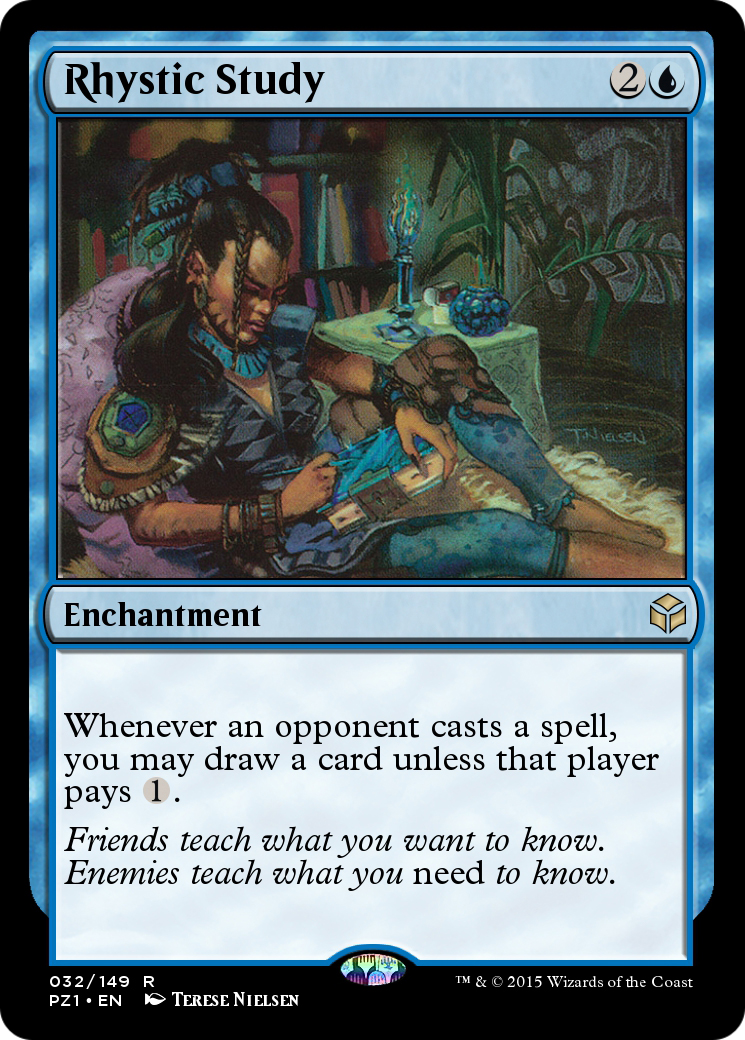 Rhystic Study (PZ1-032) - [Legendary Cube Prize Pack]