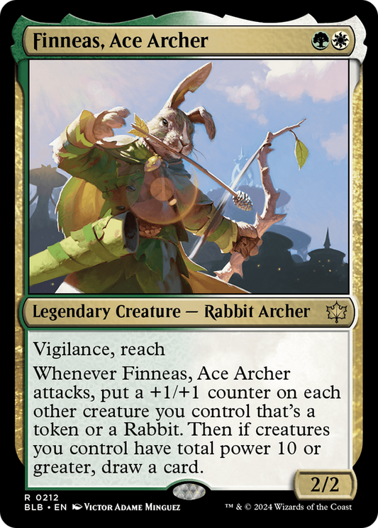 Finneas, Ace Archer (BLB-212) - [Bloomburrow] Feuille 