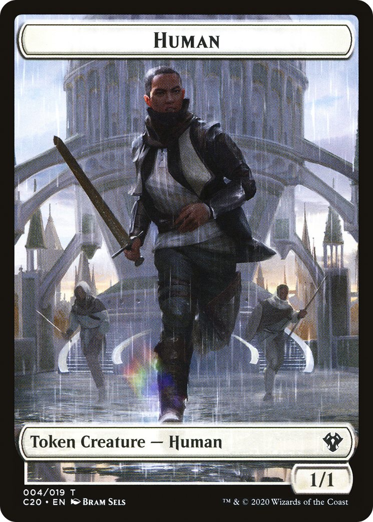 Human (TC20-004) - [Commander 2020 Tokens]
