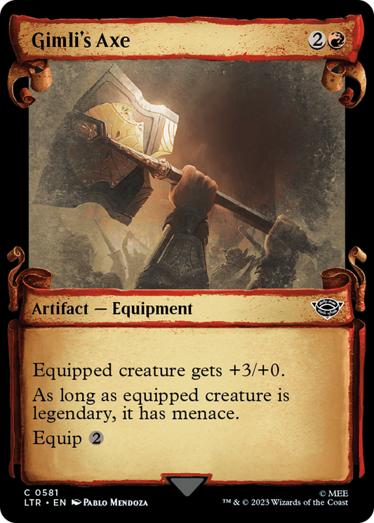 Gimli's Axe (LTR-581) - [The Lord of the Rings: Tales of Middle-earth]: (Showcase) Foil
