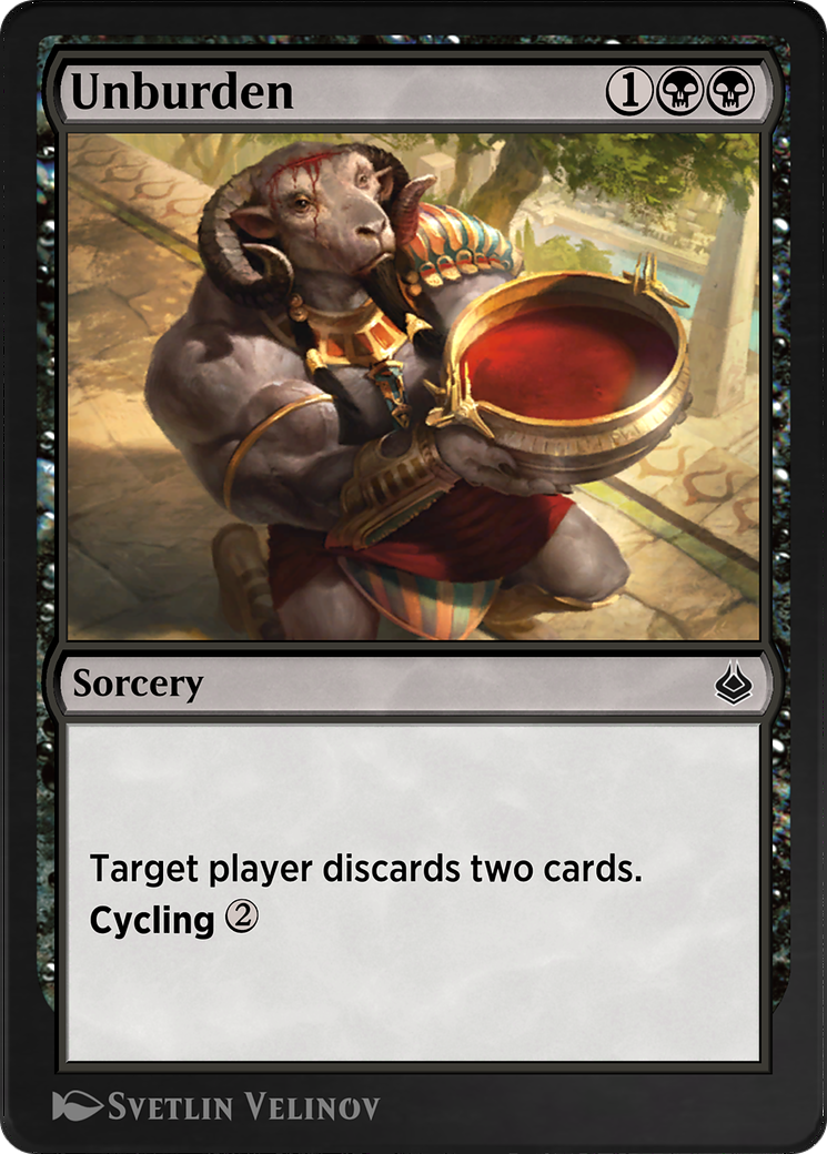 Unburden (AKR-131) - [Amonkhet Remastered]