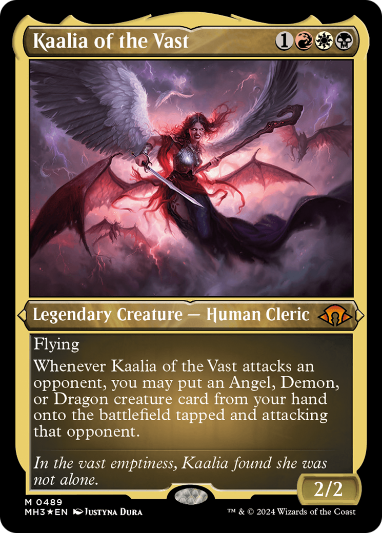 Kaalia of the Vast (MH3-489) - [Modern Horizons 3] Etched Foil