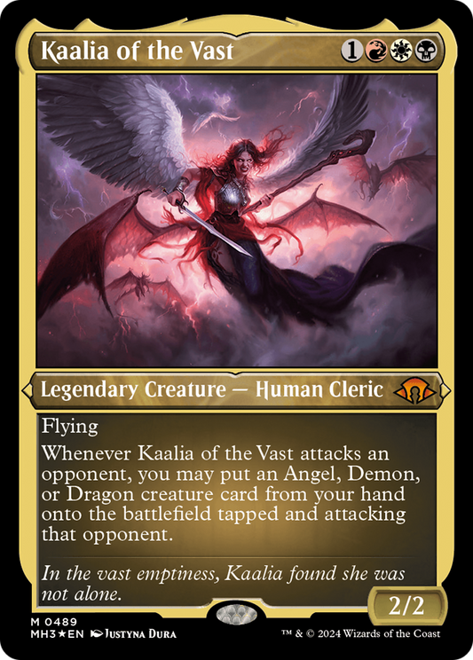 Kaalia of the Vast (MH3-489) - [Modern Horizons 3] Etched Foil