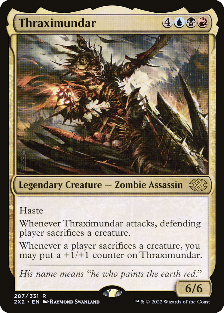 Thraximundar (2X2-287) - [Double Masters 2022] Foil