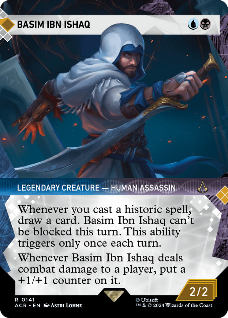 Basim Ibn Ishaq (ACR-141) - [Assassin's Creed]: (Showcase) (Borderless) Foil