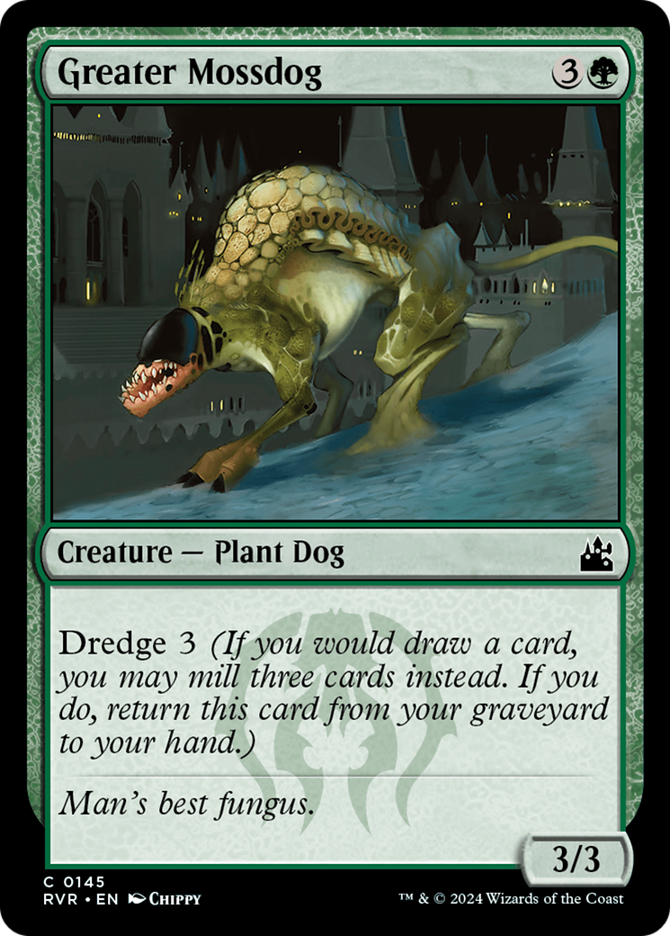 Greater Mossdog (RVR-145) - [Ravnica Remastered] Foil