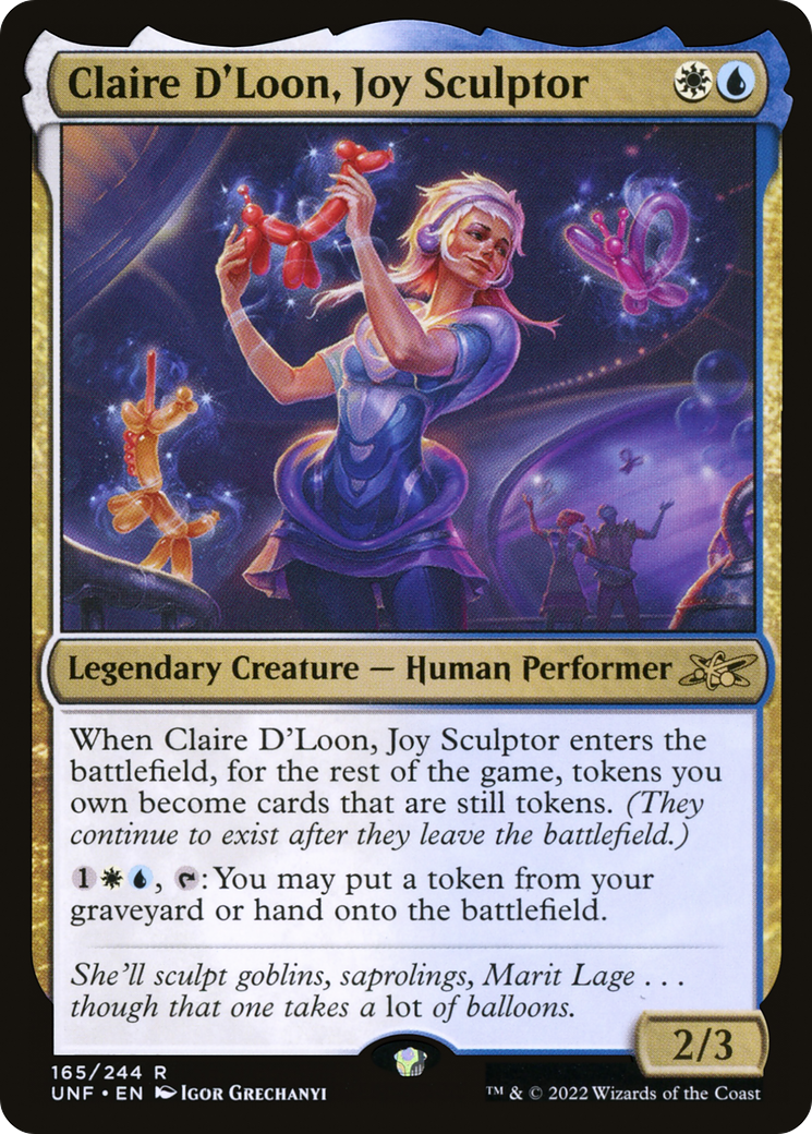 Claire D'Loon, Joy Sculptor (UNF-165) - [Unfinity]