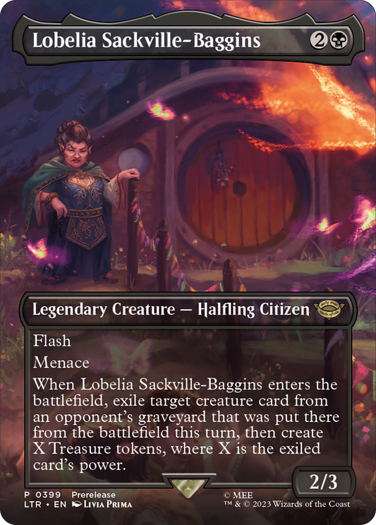 Lobelia Sackville-Baggins (LTR-399) - [The Lord of the Rings: Tales of Middle-earth] (Borderless) Foil