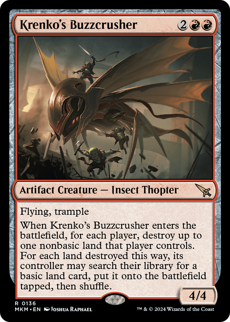 Krenko's Buzzcrusher (MKM-136) - [Murders at Karlov Manor]