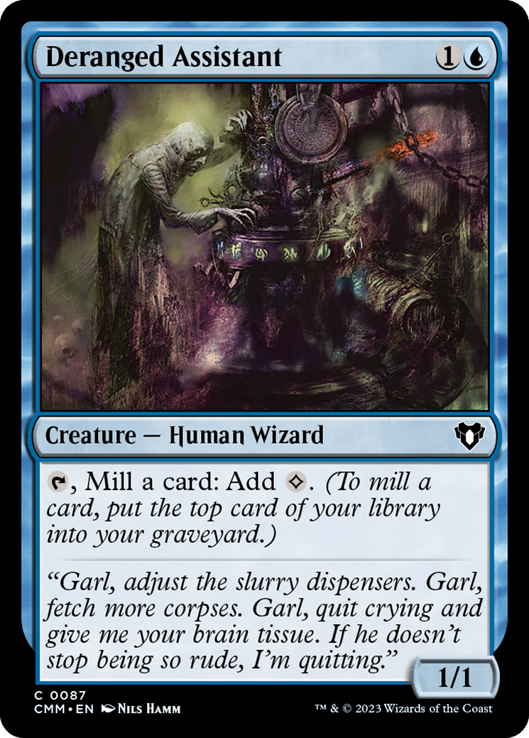 Deranged Assistant (CMM-087) - [Commander Masters]