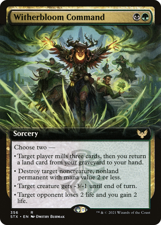 Witherbloom Command (Extended Art) (STX-356) - [Strixhaven: School of Mages]: (Extended Art) Foil