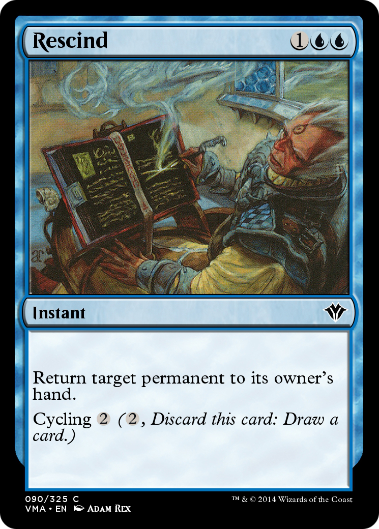 Rescind (VMA-090) - [Vintage Masters] Foil