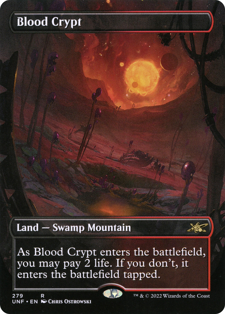Blood Crypt (UNF-279) - [Unfinity] (Borderless) Foil