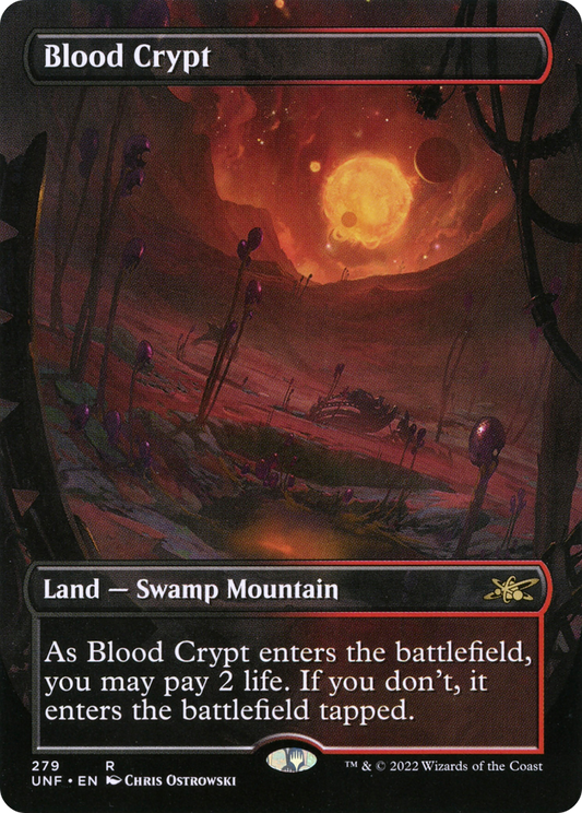 Blood Crypt (UNF-279) - [Unfinity] (Borderless) Foil