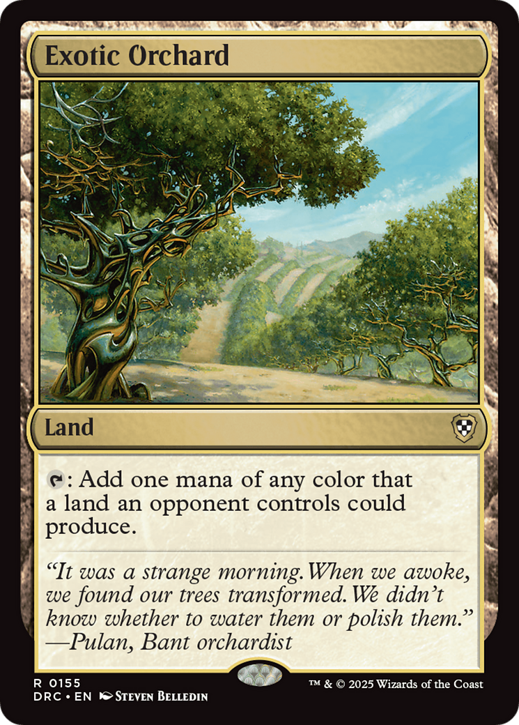 Exotic Orchard (DRC-155) - [Commander: Aetherdrift]