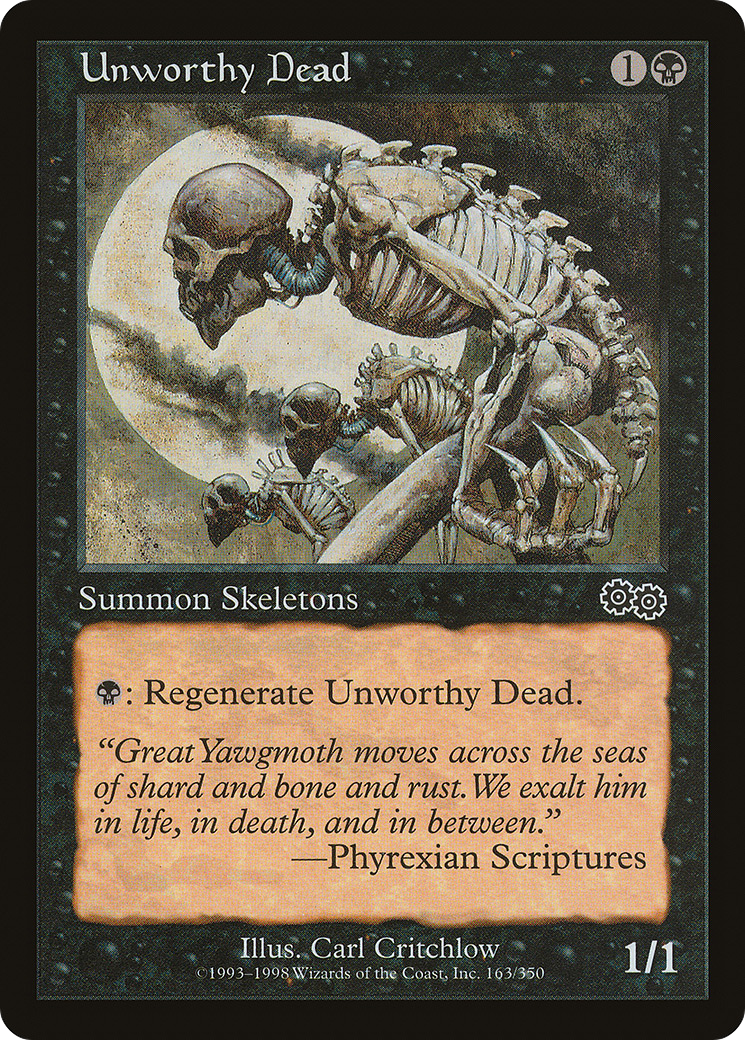 Unworthy Dead (USG-163) - [Urza's Saga]