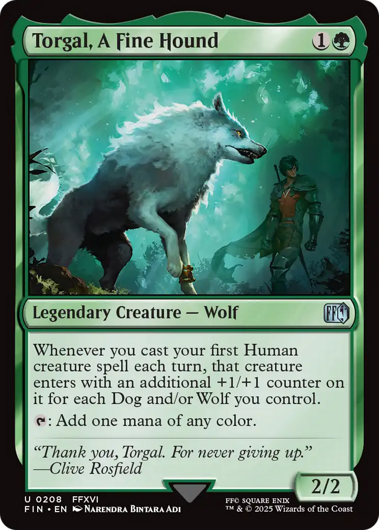 Torgal, A Fine Hound (FIN-208) - [FINAL FANTASY]